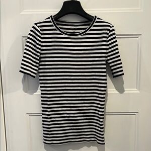 Navy and White Striped T-Shirt